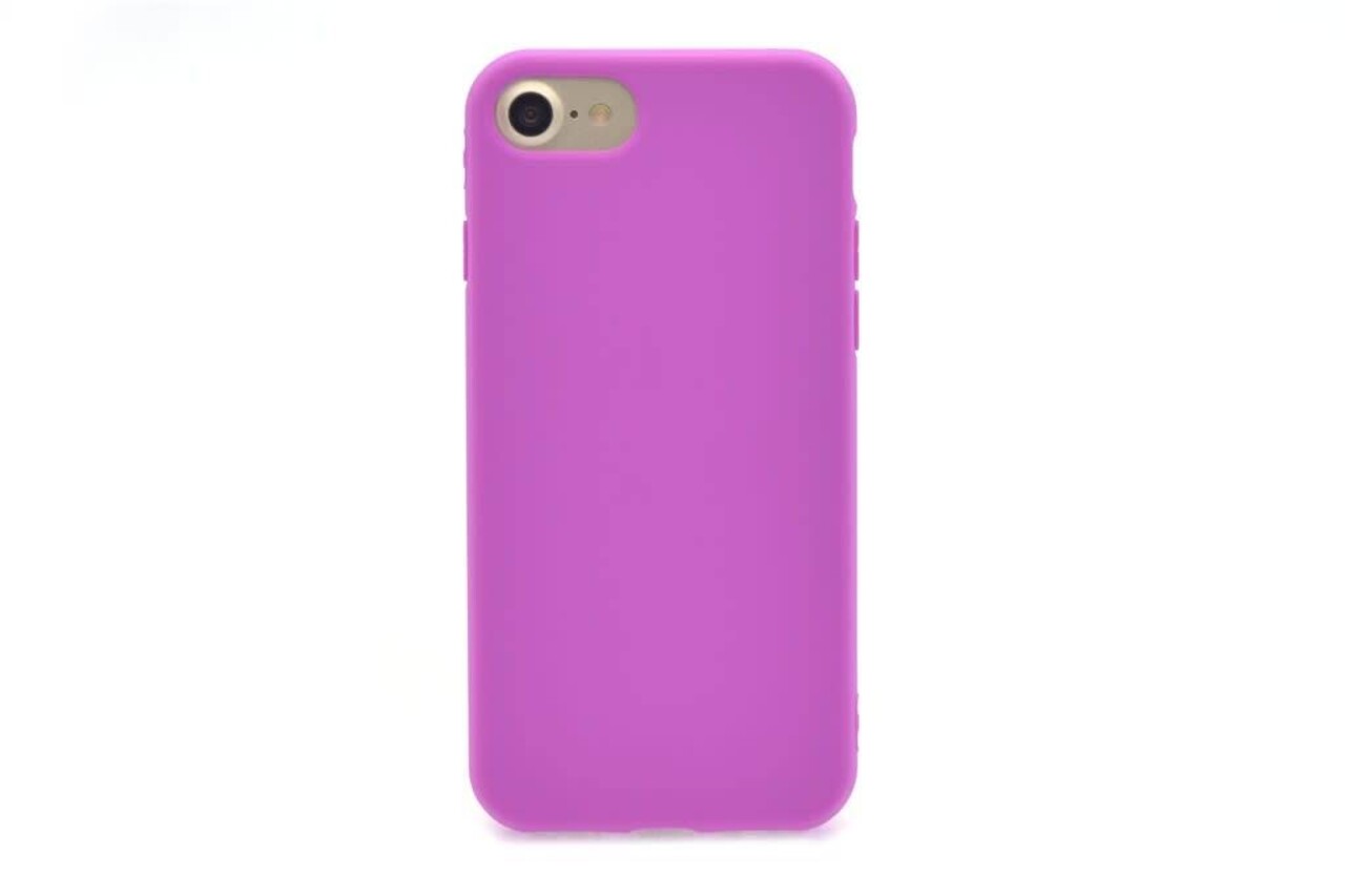 Silicone case for iPhone 7/8 - Purple  (8719273271193)