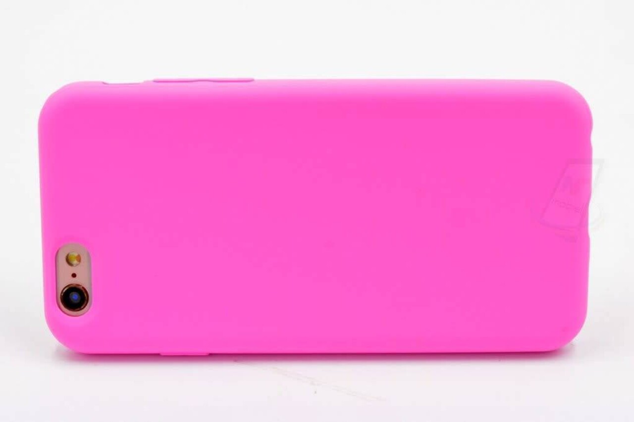 Apple iPhone 7/8 - Silicone coque - Hot rose (8719273225394)