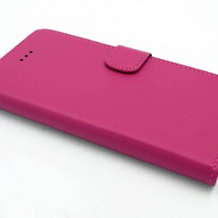 Apple iPhone 7; iPhone 8 Kartenhalter Pink Book-Case hul -Magnetverschluss - Kunststof;TPU