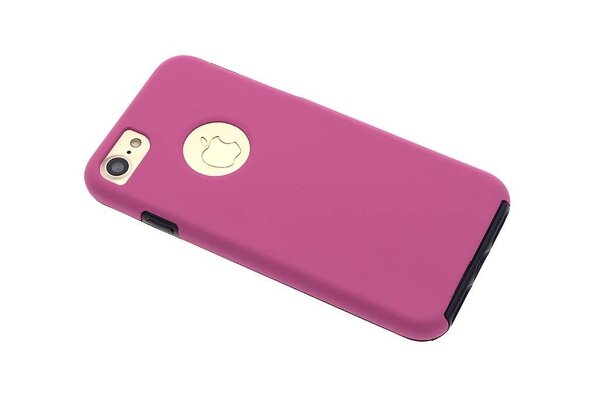 Silicone coque Hot rose pour Apple iPhone 7/8 (8719273236826)