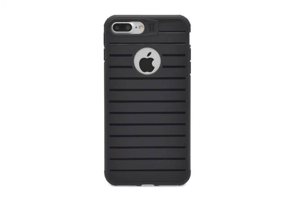 Silicone case for iPhone 7/8 Plus - Black (8719273271155)