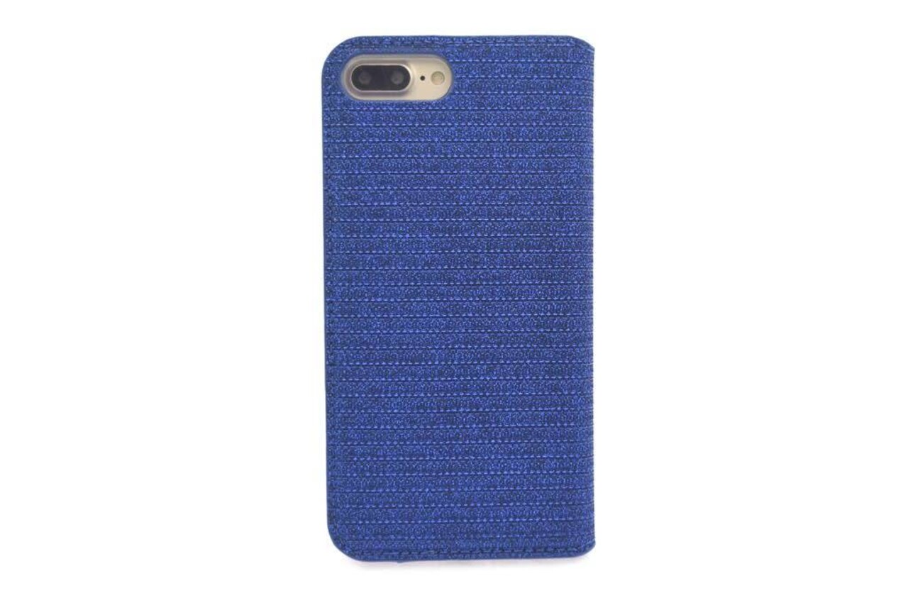 Blauw Book Case hoesje iPhone 7-8 Plus - Pasjeshouder - Magneetsluiting Blauw Book Case hoesje iPhone 7-8 Plus - Pasjeshouder - Magneetsluiting