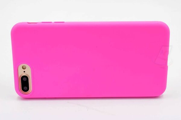Apple iPhone 7/8 Plus - Silicone case - Hot Pink (8719273225431)