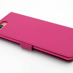 Apple iPhone 7 Plus; iPhone 8 Plus Card holder Pink Book type case for iPhone 7 Plus; iPhone 8 Plus Magnetic closure