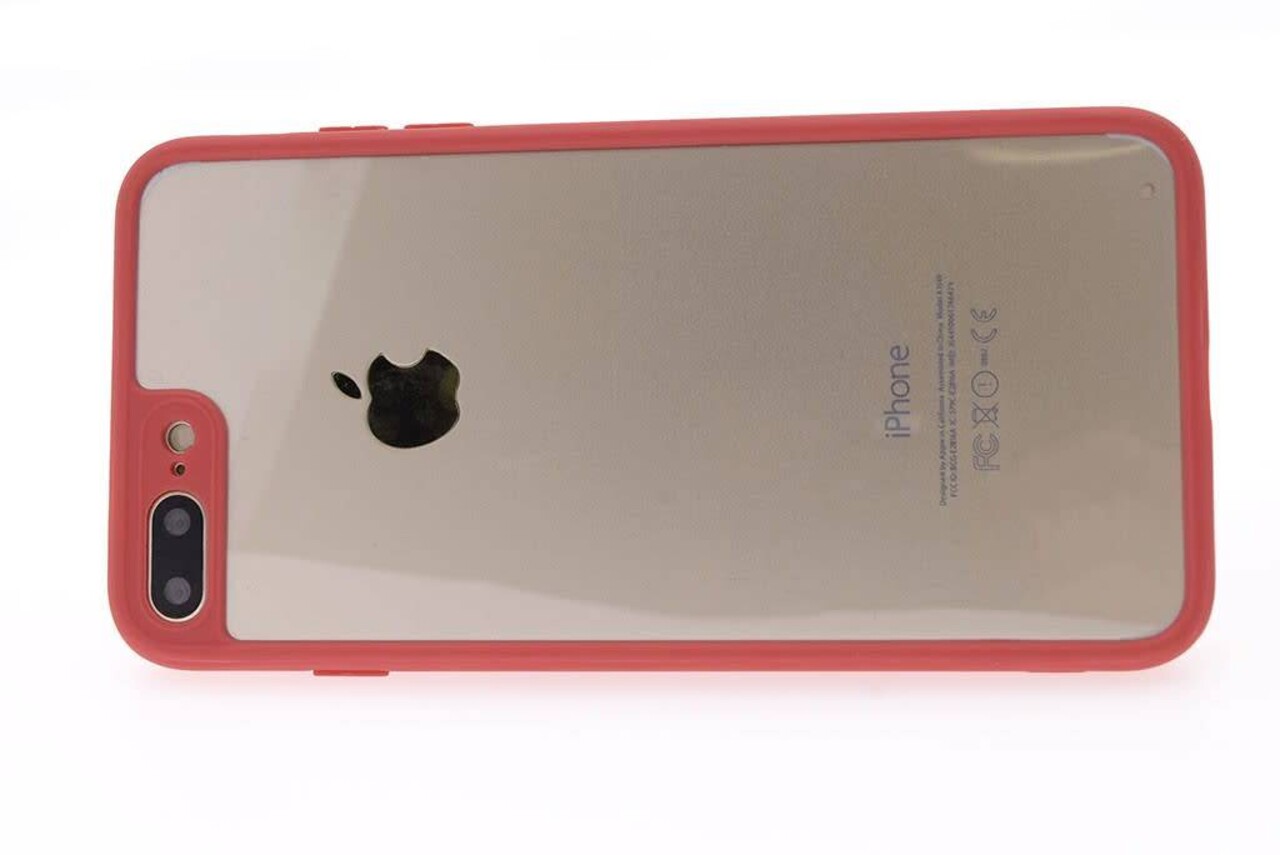 Silicone coque rouge pour Apple iPhone 7/8 Plus (8719273247402)