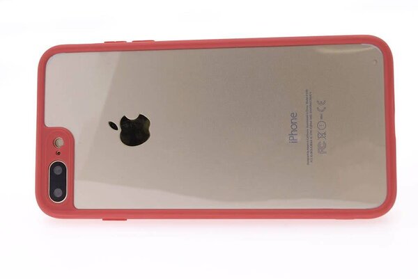 Silicone coque rouge pour Apple iPhone 7/8 Plus (8719273247402)