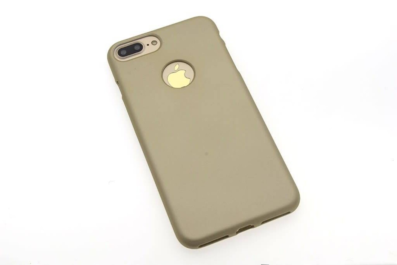 Silicone case for Apple iPhone 7/8 Plus - Gold (8719273242162)