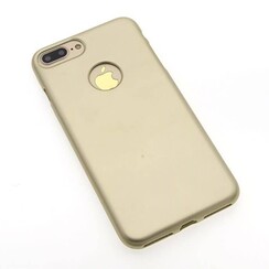 Silicone case for Apple iPhone 7/8 Plus - Gold (8719273242483)