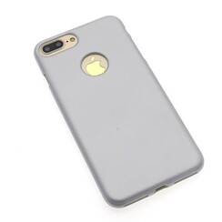 Silicone case for Apple iPhone 7/8 Plus - Silver (8719273242506)