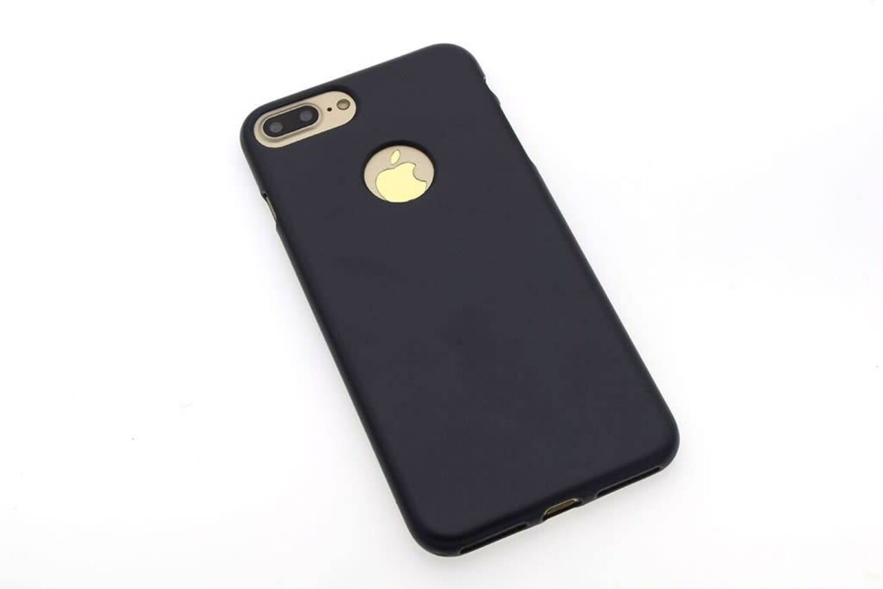 Backcover hoesje voor de Apple iPhone 7-8 Plus - Zwart Backcover hoesje voor de Apple iPhone 7-8 Plus - Zwart