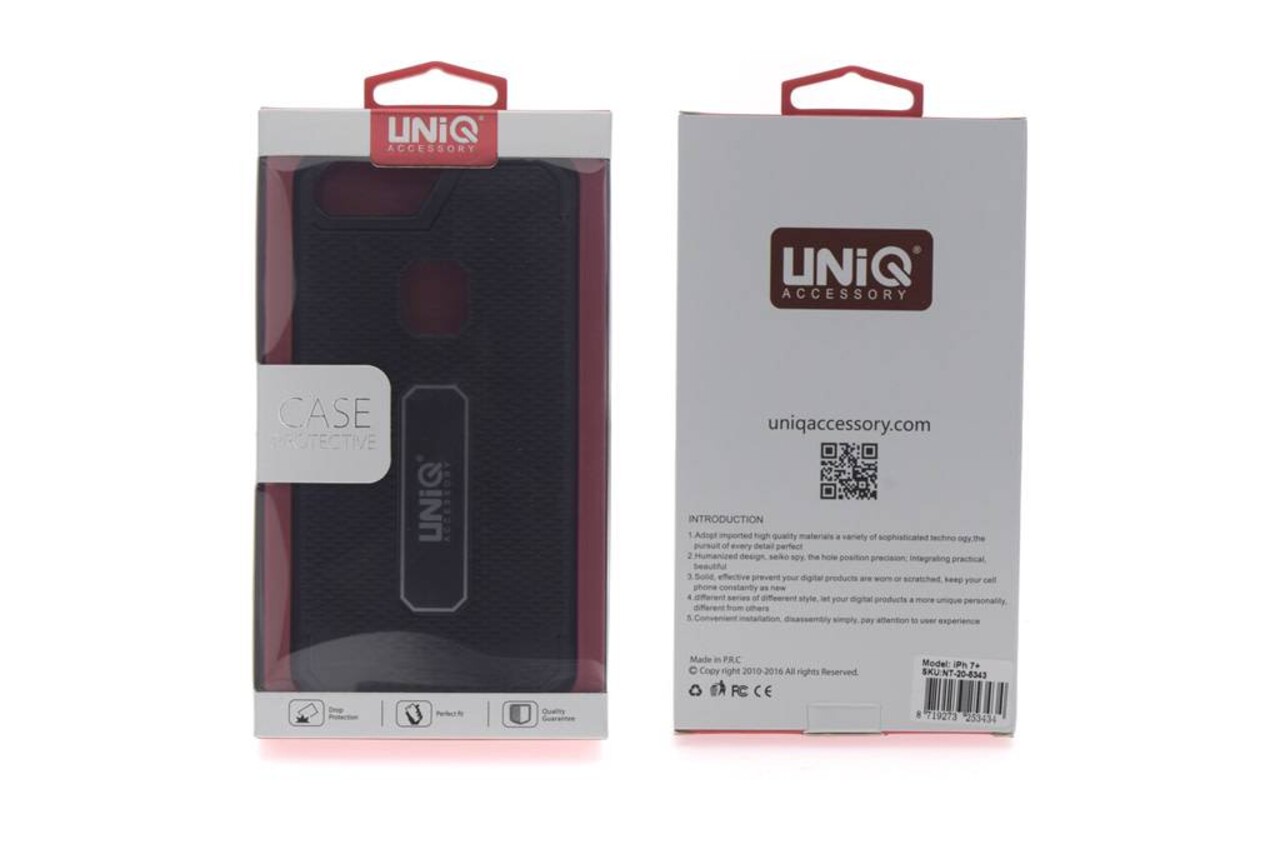 UNIQ Accessory Silicone case for Apple iPhone 7/8 Plus - Black (8719273253434)