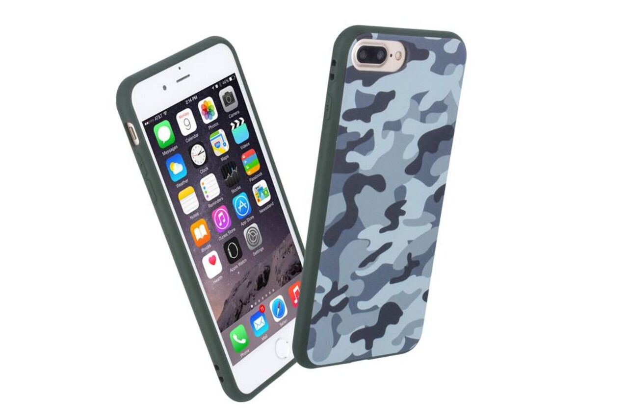 Silicone case for iPhone 7/8 Plus - Camouflage (8719273276396)