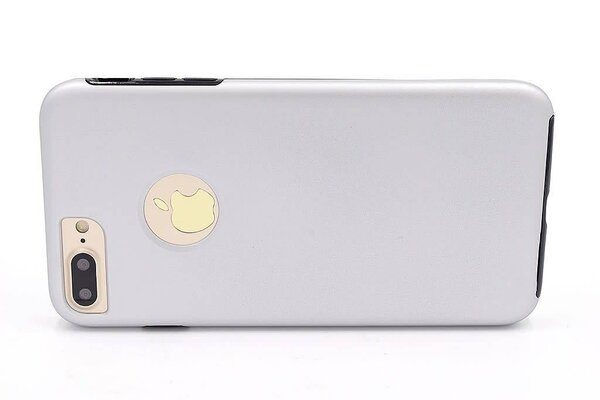 Silicone coque argent pour Apple iPhone 7/8 Plus (8719273236857)