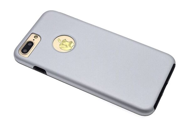 Silicone case Silver for Apple iPhone 7/8 Plus (8719273236857)