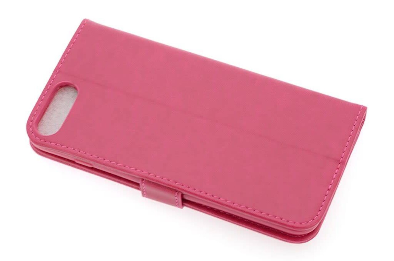 Apple iPhone 7 Plus; iPhone 8 Plus Card holder Pink Book type case for iPhone 7 Plus; iPhone 8 Plus Magnetic closure Apple iPhone 7 Plus; iPhone 8 Plus Card holder Pink Book type case for iPhone 7 Plus; iPhone 8 Plus Magnetic closure