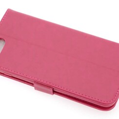 Apple iPhone 7 Plus; iPhone 8 Plus Kartenhalter Pink Book-Case hul -Magnetverschluss - Kunststof;TPU