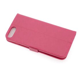 Roze hoesje iPhone 7-8 Plus - Book Case - Pasjeshouder - Magneetsluiting Roze hoesje iPhone 7-8 Plus - Book Case - Pasjeshouder - Magneetsluiting