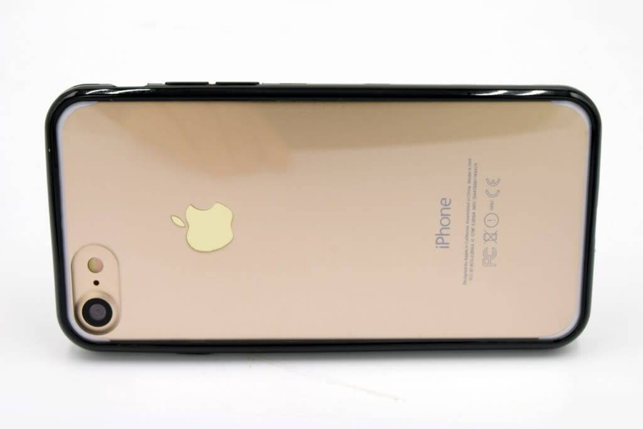Silikonhülle Siliconen Zijkantjes Schwarz - Apple  iPhone 7/8 (8719273229811)