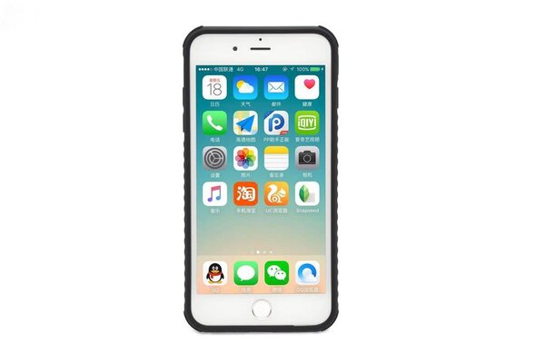 Silikonhülle für iPhone 7/8 Plus - Schwarz (8719273271117) Silikonhülle für iPhone 7/8 Plus - Schwarz (8719273271117)