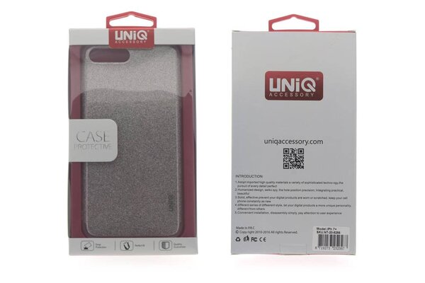 Silicone case for Apple iPhone 7/8 Plus - Silver (8719273252567)