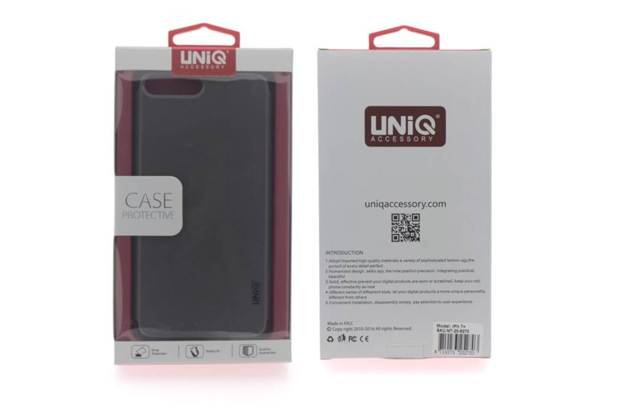 UNIQ Accessory Silicone case for Apple iPhone 7/8 Plus - Grey (8719273252703)