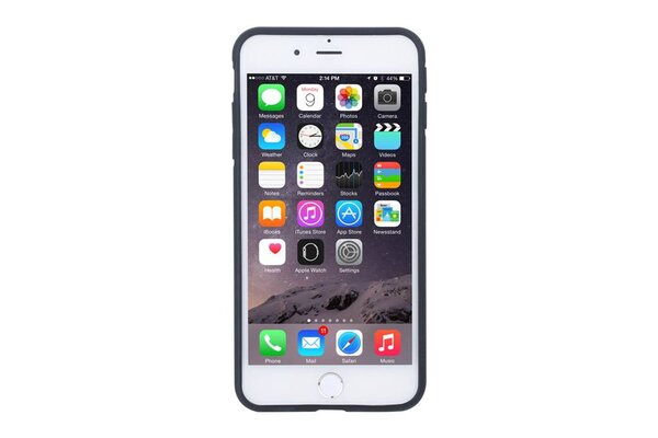 Silicone case for iPhone 7/8 Plus - Black (8719273276457)