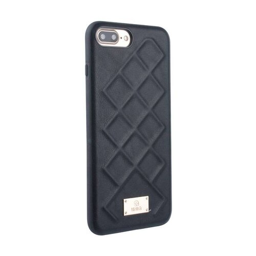 UNIQ Accessory UNIQ Accessory iPhone 7-8 Plus Hard Case Back cover Kunstleer - Zwart
