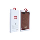 UNIQ Accessory UNIQ Accessory iPhone 7-8 Plus Back cover Kunstleer Hard Case - Bruin UNIQ Accessory UNIQ Accessory iPhone 7-8 Plus Back cover Kunstleer Hard Case - Bruin