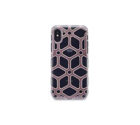 Silicone case for Apple iPhone X - Rose Gold (8719273267783)