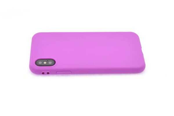 Silicone case for iPhone X - Purple (8719273271278)