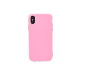 Silicone case for iPhone X - Pink (8719273271261)