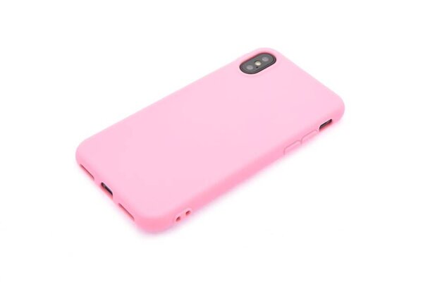 Silicone case for iPhone X - Pink (8719273271261)