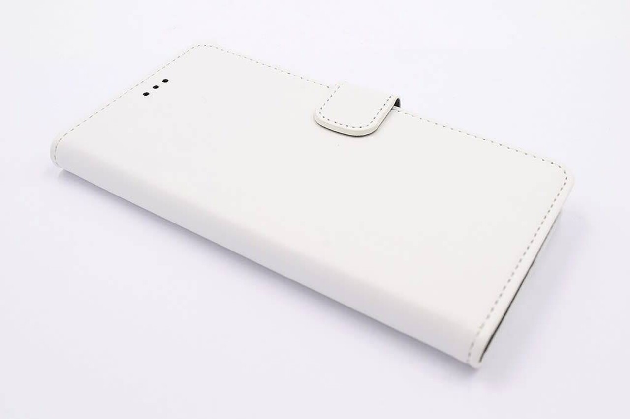 Wit hoesje voor de Huawei P10 - Book Case - Pasjeshouder - Magneetsluiting Wit hoesje voor de Huawei P10 - Book Case - Pasjeshouder - Magneetsluiting