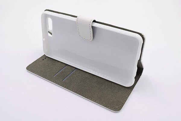 Wit hoesje voor de Huawei P10 - Book Case - Pasjeshouder - Magneetsluiting Wit hoesje voor de Huawei P10 - Book Case - Pasjeshouder - Magneetsluiting