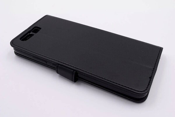 Zwart hoesje Huawei P10 Plus - Book Case - Pasjeshouder - Magneetsluiting Zwart hoesje Huawei P10 Plus - Book Case - Pasjeshouder - Magneetsluiting