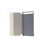 Huawei  P10 Pasjeshouder Zilver Booktype hoesje - Magneetsluiting - Kunststof;TPU