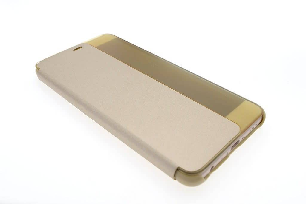 Goud hoesje Huawei P10 Plus - Book Case - Pasjeshouder - Magneetsluiting