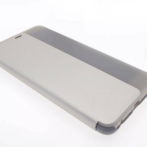 Huawei  P10 Plus Kartenhalter Silber Book-Case hul -Magnetverschluss - Kunststof;TPU