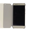 Huawei  P10 Plus Kartenhalter Silber Book-Case hul -Magnetverschluss - Kunststof;TPU