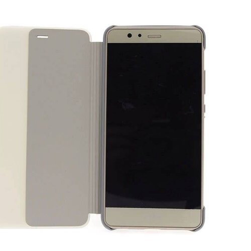 Huawei  P10 Plus Kartenhalter Silber Book-Case hul -Magnetverschluss - Kunststof;TPU