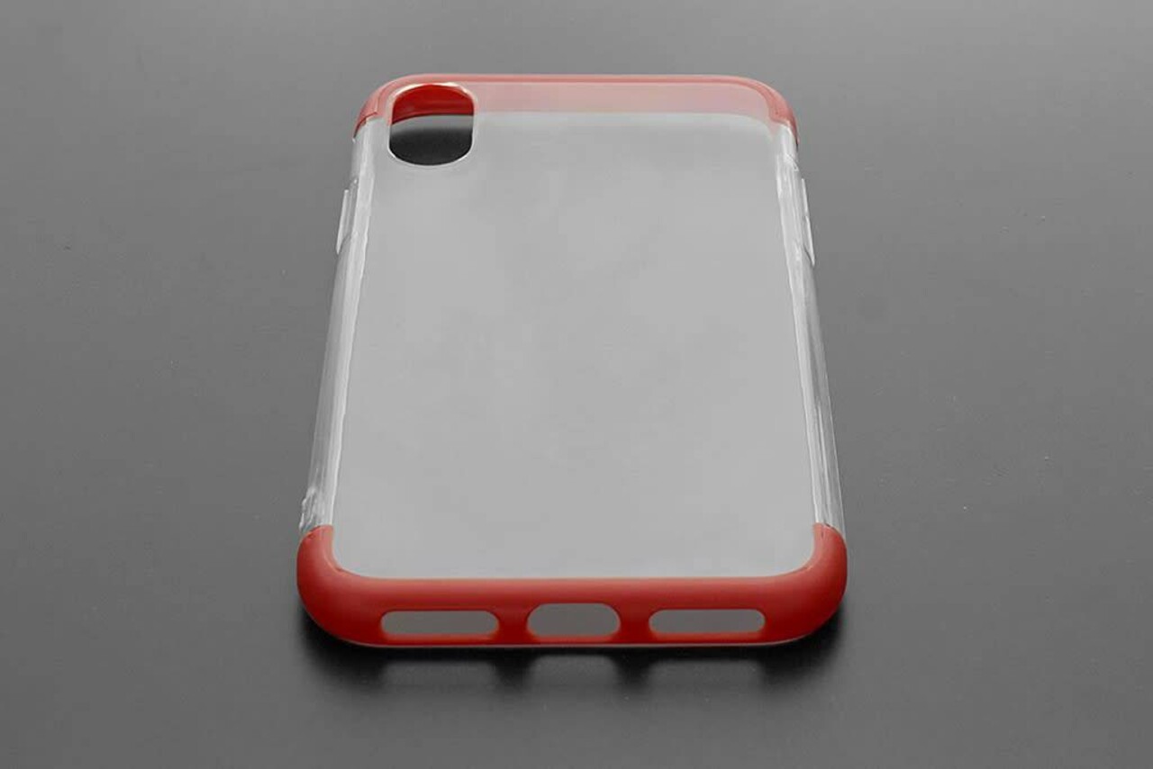 Silicone case for Apple iPhone X - Red (8719273252185)