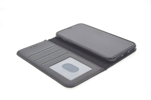 Zwart hoesje voor de iPhone X-Xs - Book Case - Pasjeshouder - Magneetsluiting Zwart hoesje voor de iPhone X-Xs - Book Case - Pasjeshouder - Magneetsluiting