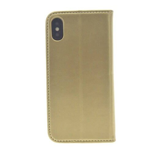 Goud hoesje voor iPhone X-Xs - Book Case - Pasjeshouder - Magneetsluiting