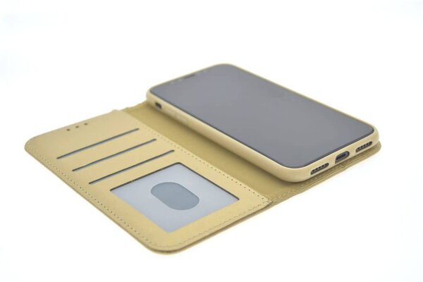 Apple iPhone X; iPhone Xs Kartenhalter Gold Book-Case hul -Magnetverschluss - Kunststof;TPU Apple iPhone X; iPhone Xs Kartenhalter Gold Book-Case hul -Magnetverschluss - Kunststof;TPU