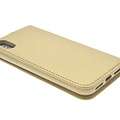 Goud hoesje voor iPhone X-Xs - Book Case - Pasjeshouder - Magneetsluiting