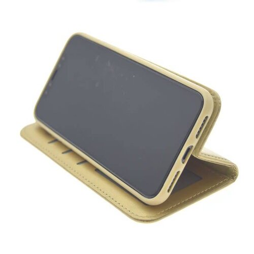 Goud hoesje voor iPhone X-Xs - Book Case - Pasjeshouder - Magneetsluiting