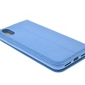 Blauw hoesje voor de iPhone X-Xs Book Case - Pasjeshouder - Magneetsluiting