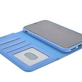 Blauw hoesje voor de iPhone X-Xs Book Case - Pasjeshouder - Magneetsluiting