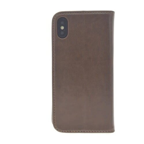 Bruin hoesje iPhone X-Xs - Book Case - Pasjeshouder - Magneetsluiting