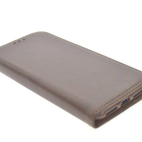 Bruin hoesje iPhone X-Xs - Book Case - Pasjeshouder - Magneetsluiting